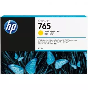 HP 765 Jaune - Cartouche d'encre HP d'origine (F9J50A)