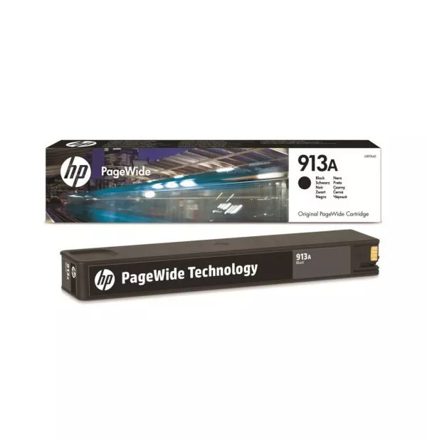 HP 913A Noir - Cartouche PageWide HP d'origine (L0R95AE)