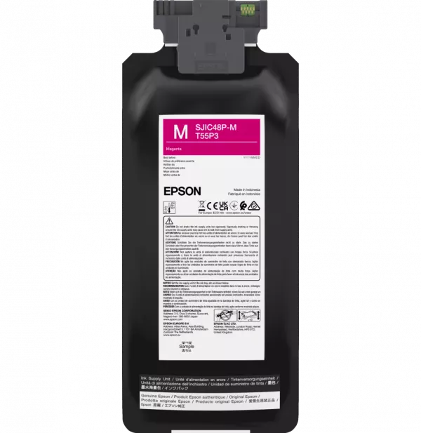 Cartouche d'encre Magenta Epson ColorWorks C8000 (C13T55P340)