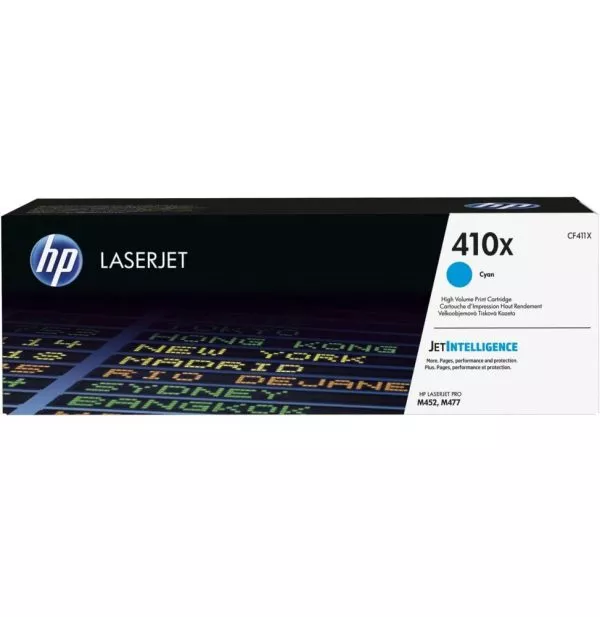 HP 410X Cyan (CF411X) - Toner grande capacité HP LaserJet d'origine