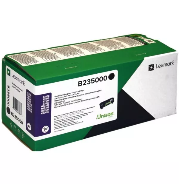 Cartouche de toner Lexmark (3000 Pages) - Noir (B235000)
