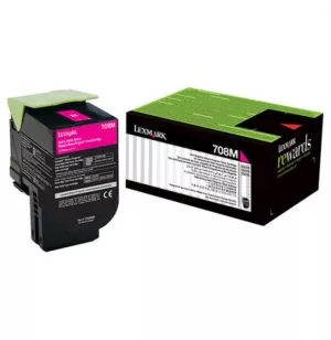 Cartouche d'encre d'origine Lexmark Magenta 702M - 1000 pages Standard