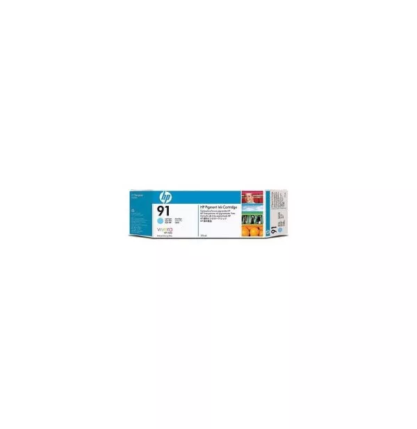 HP 91 Cyan Clair - Cartouche d'encre HP d'origine (C9470A)