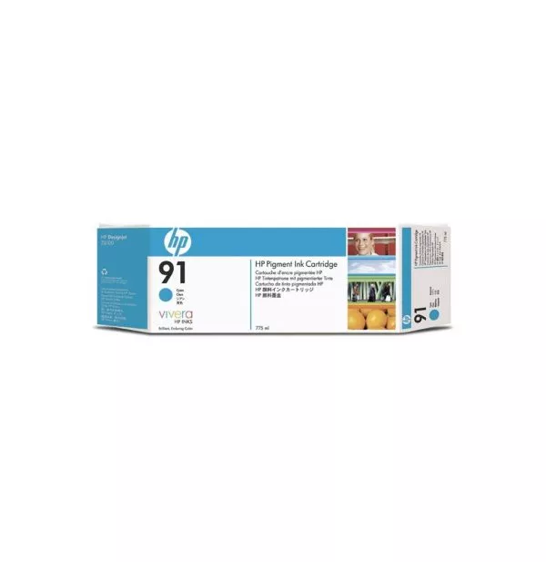 HP 91 Cyan - Cartouche d'encre HP d'origine (C9467A)