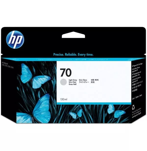 HP 70 Gris Clair - Cartouche d'encre HP d'origine (C9451A)