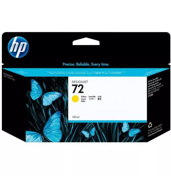 HP 72 Jaune - Cartouche d'encre HP d'origine (C9373A)