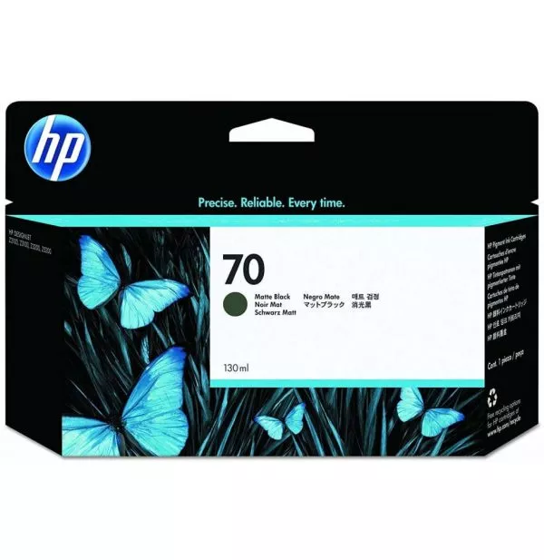 HP 70 Noir mat - Cartouche d'encre HP d'origine (C9448A)