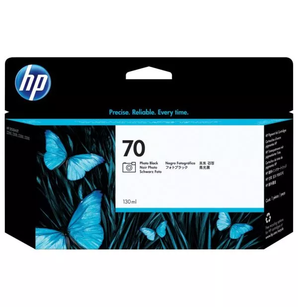 HP 70 Noir Photo - Cartouche d'encre HP d'origine (C9449A)