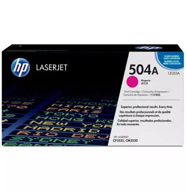 HP 504A Magenta (CE253A) - Toner HP LaserJet d'origine