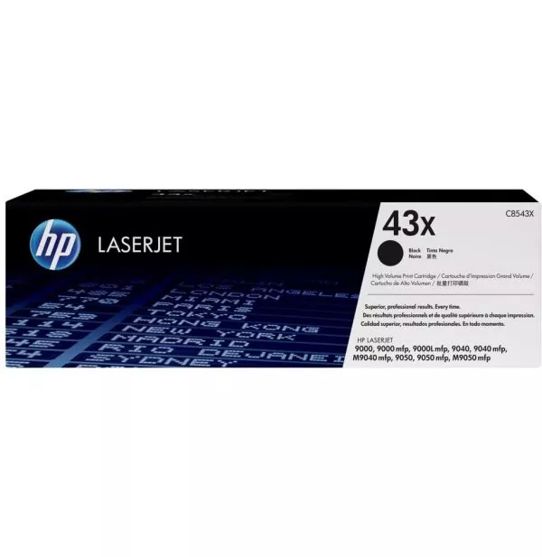 HP 43X Noir (C8543X) - Toner grande capacité HP LaserJet d'origine