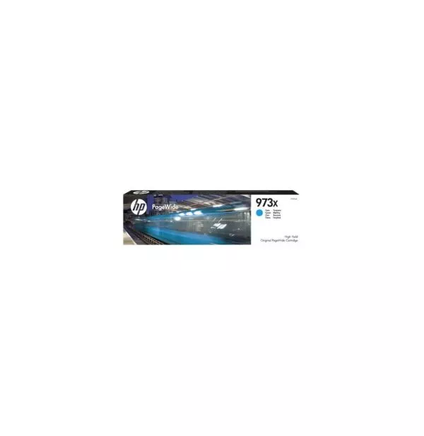 HP 973X Cyan - Cartouche PageWide grande capacité HP d'origine (F6T81AE)