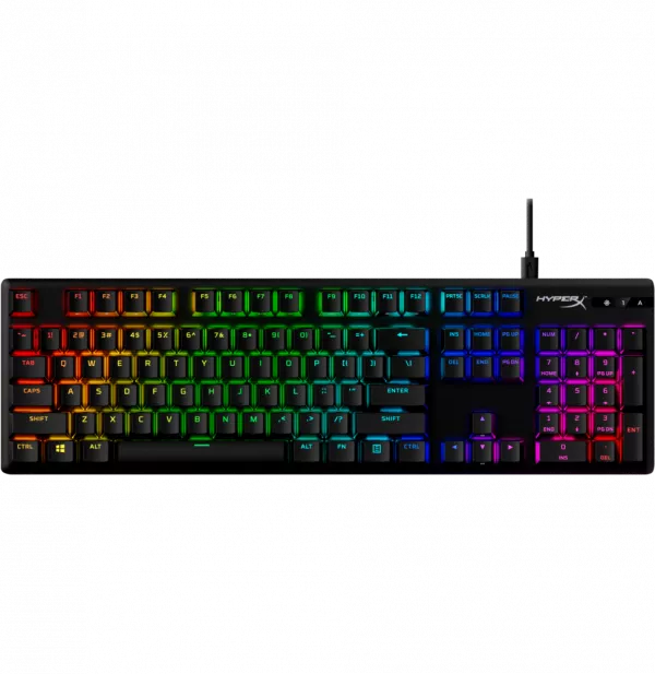 Clavier de jeu mécanique HyperX Alloy Origins PBT HX Rouge - AZERTY (639N3AA)