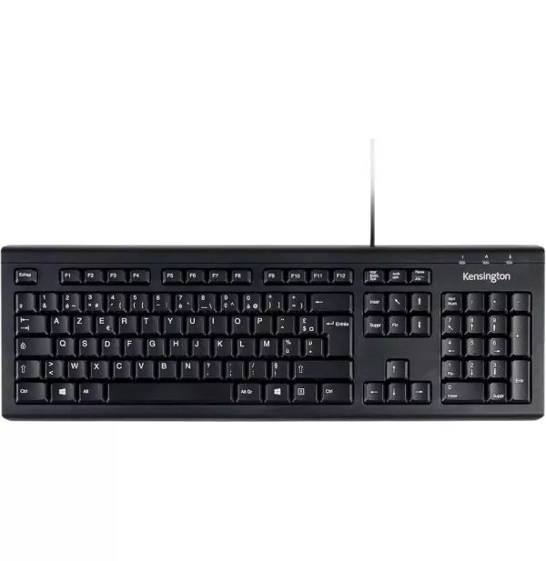 Clavier filaire Kensington ValuKeyboard USB - AZERTY (1500109FR)