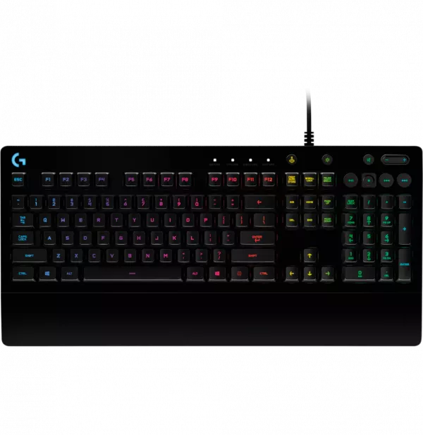 Clavier gaming G213 Prodigy de Logitech avec éclairage RVB et anti-ghosting Noir Français (Azerty)