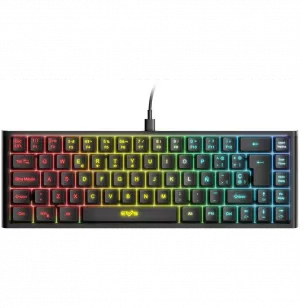 Clavier gaming rétroéclairé Energy Sistem ESG K4 Kompact RGB USB-C (AZERTY)