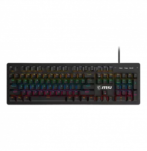 Clavier gaming rétroéclairé mécanique MSI FORGE GK300 BLUE - AZERTY