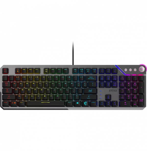 Clavier gaming rétroéclairé mécanique MSI STRIKE 600 SILENT - AZERTY