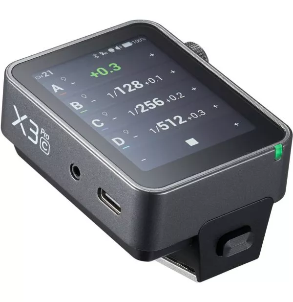 Declencheur de flash sans fil TTL à écran tactile Godox X3Pro C pour Canon (6952344244272)