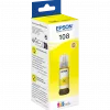Epson 108 Jaune - Bouteille d'encre Epson EcoTank d'origine (C13T09C44A)
