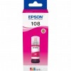 Epson 108 Magenta - Bouteille d'encre Epson EcoTank d'origine (C13T09C34A)