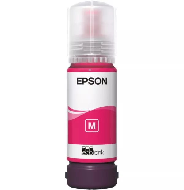 Epson 108 Magenta - Bouteille d'encre Epson EcoTank d'origine (C13T09C34A)