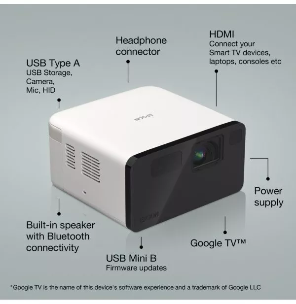 Epson EF-21W VideoProjecteur laser Full HD 1080p (V11HB35040)
