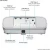 EPSON EH-TW7000 Vidéoprojecteur Home Cinema 4K PRO-UHD (V11H961040)