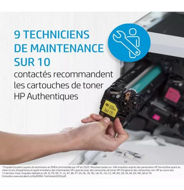 HP 147X Noir - Toner HP LaserJet d'origine à grande capacité (W1470X)