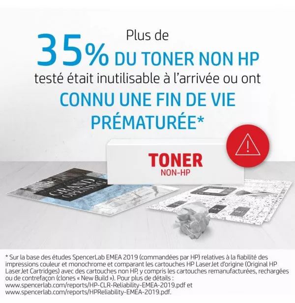 HP 151A Noir - Toner HP LaserJet d'origine (W1510A)