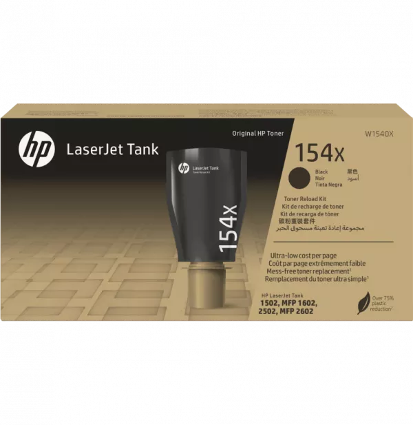 HP 154X Noir (W1540X) - Kit de recharge de toner d'origine