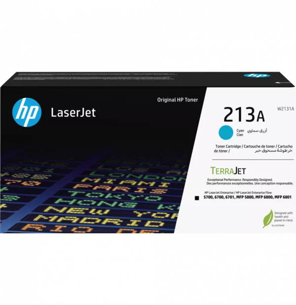 HP 213A Cyan (W2131A) - Toner HP LaserJet d'origine
