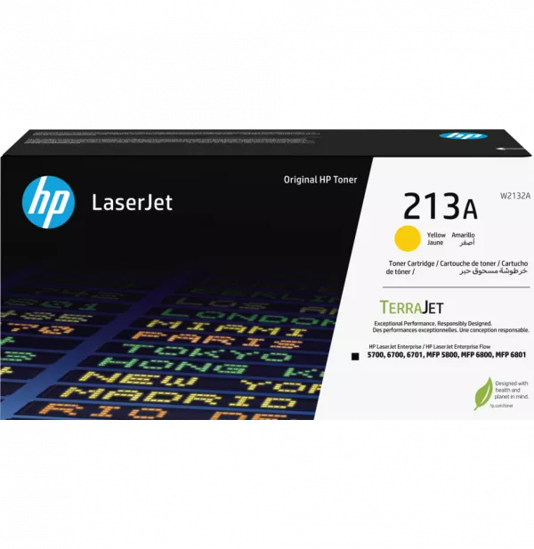 HP 213A Jaune (W2132A) - Toner HP LaserJet d'origine