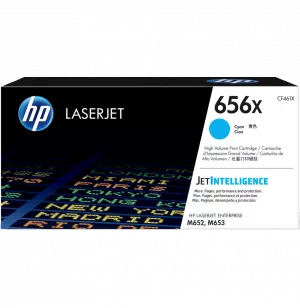 HP 656X Toner cyan LaserJet authentique grande capacité 656X Toner cyan HP LaserJet authentique grande capacité (CF461X)