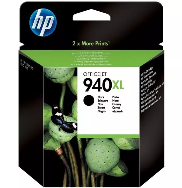 HP 940XL Noir - Cartouche d'encre grande capacité HP d'origine (C4906AE)