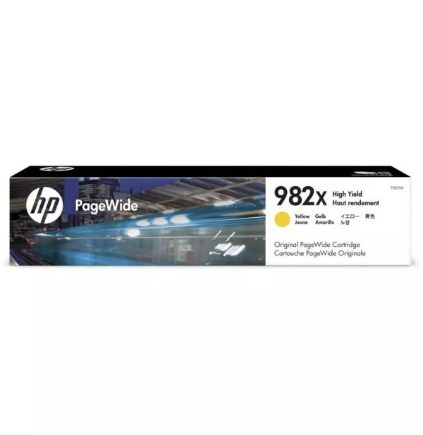 HP 982X Jaune (T0B29A) - Cartouche d'encre grande capacité HP d'origine