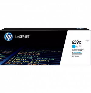 HP LaserJet Toner cyan 659X authentique grande capacité Toner cyan LaserJet HP 659X authentique grande capacité (W2011X)