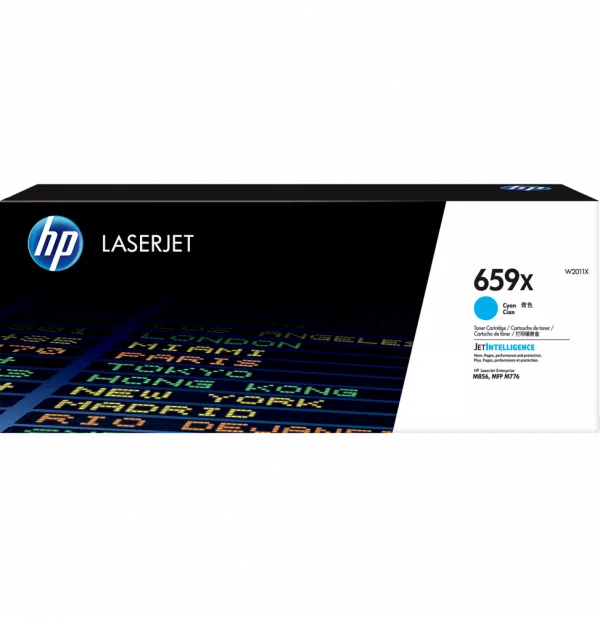 HP LaserJet Toner cyan 659X authentique grande capacité Toner cyan LaserJet HP 659X authentique grande capacité (W2011X)