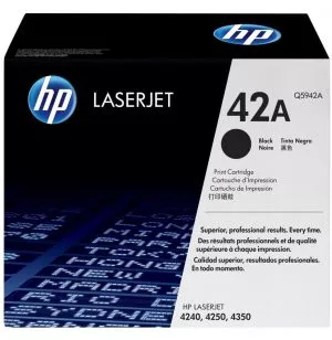HP 42A Noir (Q5942A) - Toner HP LaserJet d'origine