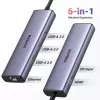 HUB Ugreen Revodok 1061 USB-C 6 en 1 Supporte PD (Power Delivery) 100W Recharge (15598)