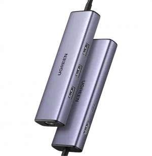 HUB Ugreen Revodok 1061 USB-C 6 en 1 Supporte PD (Power Delivery) 100W Recharge (15598)