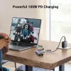 HUB Ugreen Revodok 1061 USB-C 6 en 1 Supporte PD (Power Delivery) 100W Recharge (15598)