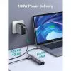 Hub USB-C Ugreen 5 en 1 Supporte PD (Power Delivery) 100W Recharge (10919)