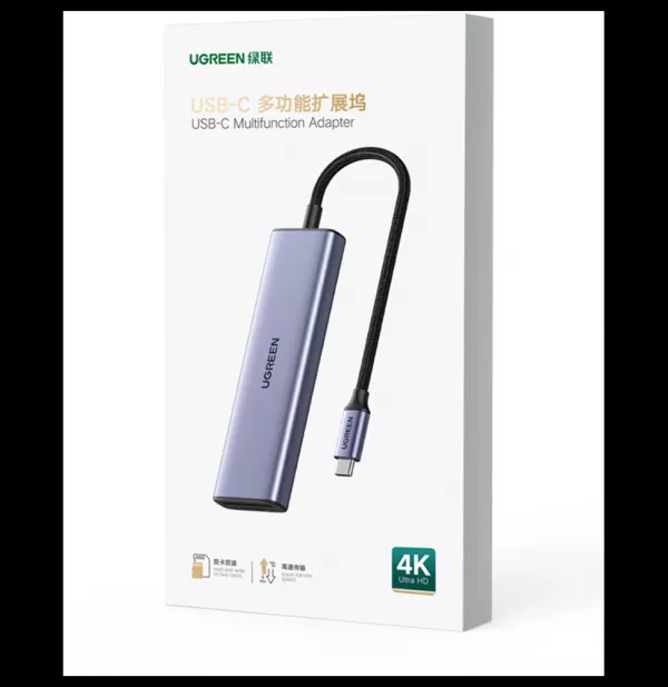 HUB USB-C Ugreen 6 en 1 - 4K (20956A)