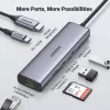 HUB Ugreen USB-C 7 en 1 Supporte PD (Power Delivery) 100W Recharge (90568)