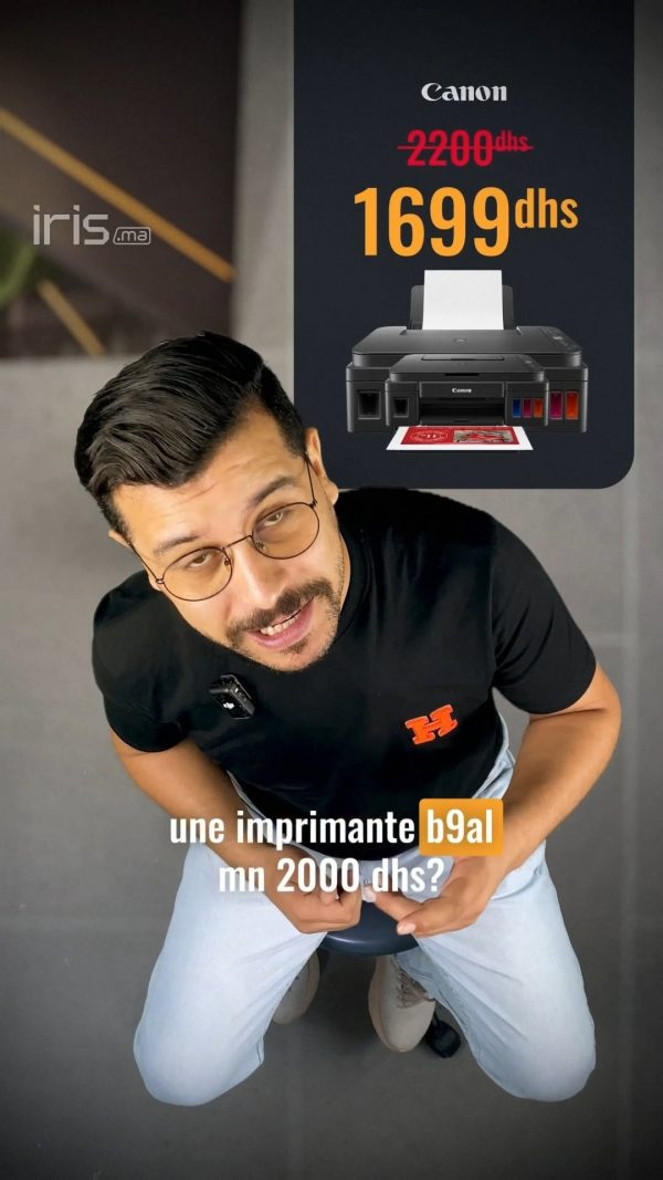 Canon PIXMA G3410 Imprimante multifonction à réservoirs rechargeables (2315C009AC)