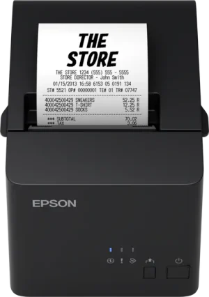 Imprimante de tickets POS Epson TM-T20X (051): USB + Serial, PS, Blk, UK (C31CH26051)