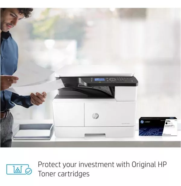 Imprimante A3 multifonction Monochrome HP LaserJet M438n (8AF43A)