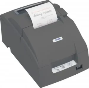 Imprimante de tickets à impact Epson TM-U220D Série noire (Avec alimentation - Sans cordon secteur)