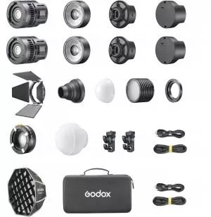 Kit de 2 lumières LED Godox RS60R 2K RGB monolight (6952344240434)
