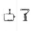 Kit de cage de base SmallRig 3668B pour certains appareils photo de la série Sony Alpha (6941590009728)